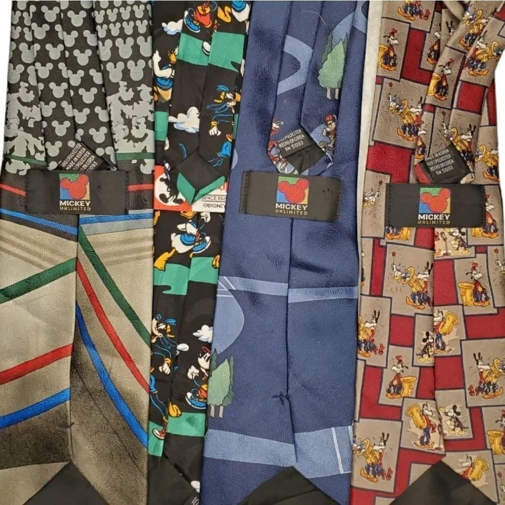 4 Disney Mickey Unlimited Mickey Mouse ties